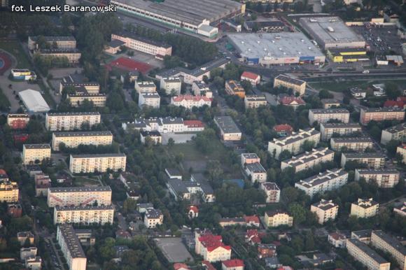 Lot balonem nad okolicznymi wsiami i Kutnem cz.3