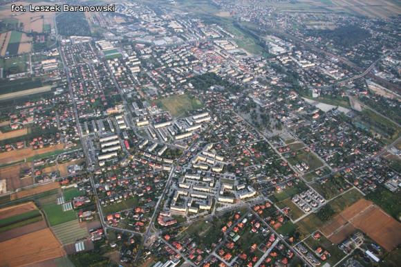 Lot balonem nad okolicznymi wsiami i Kutnem cz.3