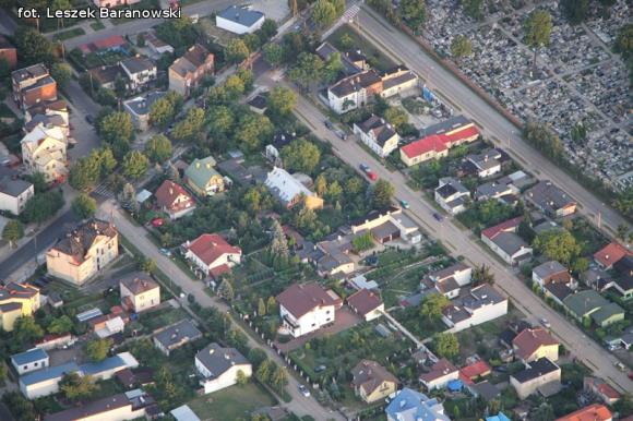 Lot balonem nad okolicznymi wsiami i Kutnem cz.3