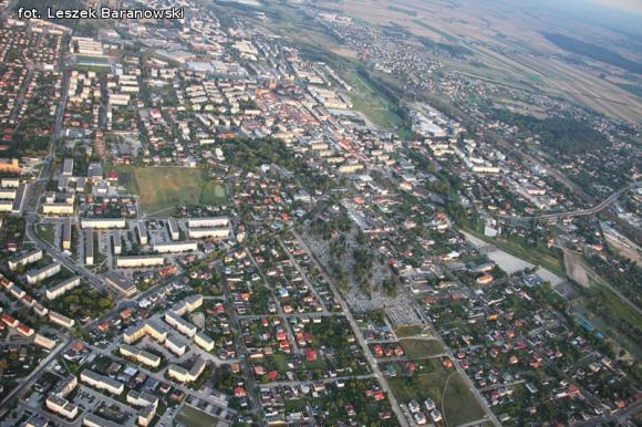 Lot balonem nad okolicznymi wsiami i Kutnem cz.3