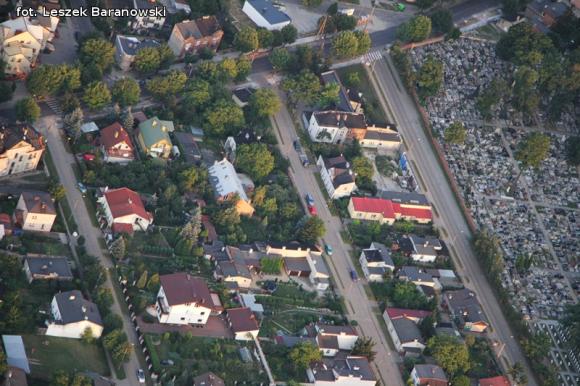 Lot balonem nad okolicznymi wsiami i Kutnem cz.3