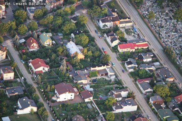 Lot balonem nad okolicznymi wsiami i Kutnem cz.3