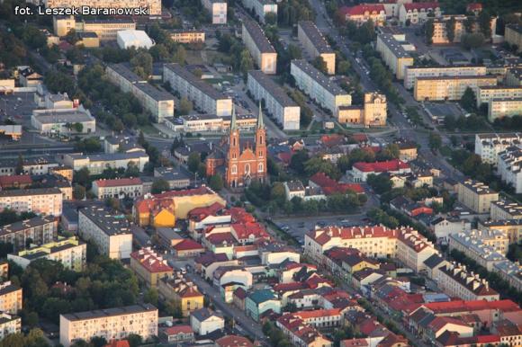 Lot balonem nad okolicznymi wsiami i Kutnem cz.3