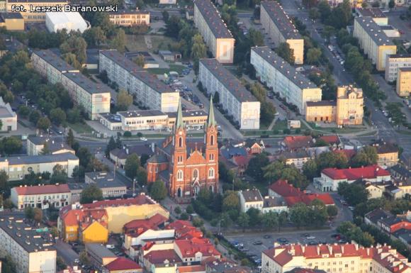 Lot balonem nad okolicznymi wsiami i Kutnem cz.3