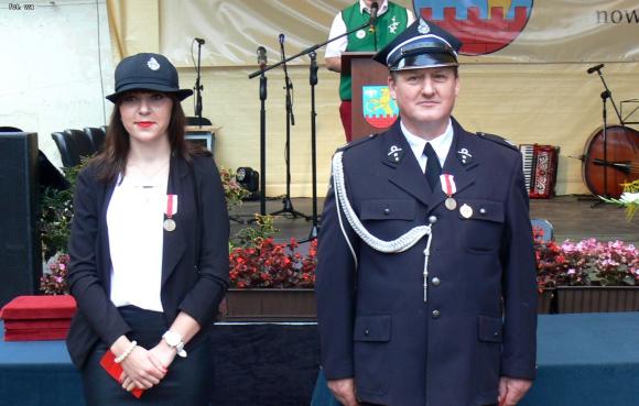 Deszczowe dożynki w Leszczynku