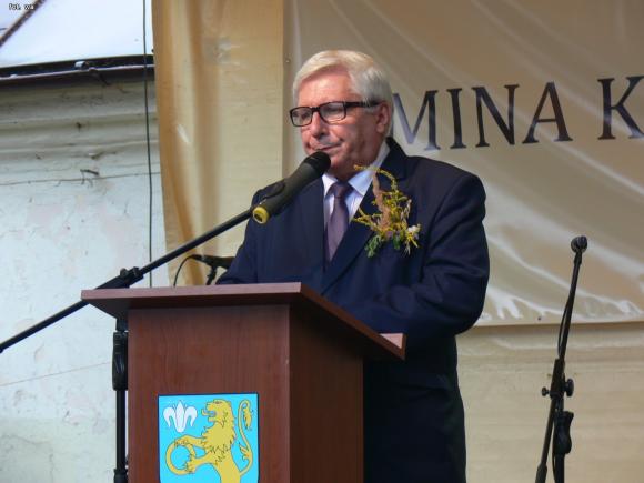 Deszczowe dożynki w Leszczynku