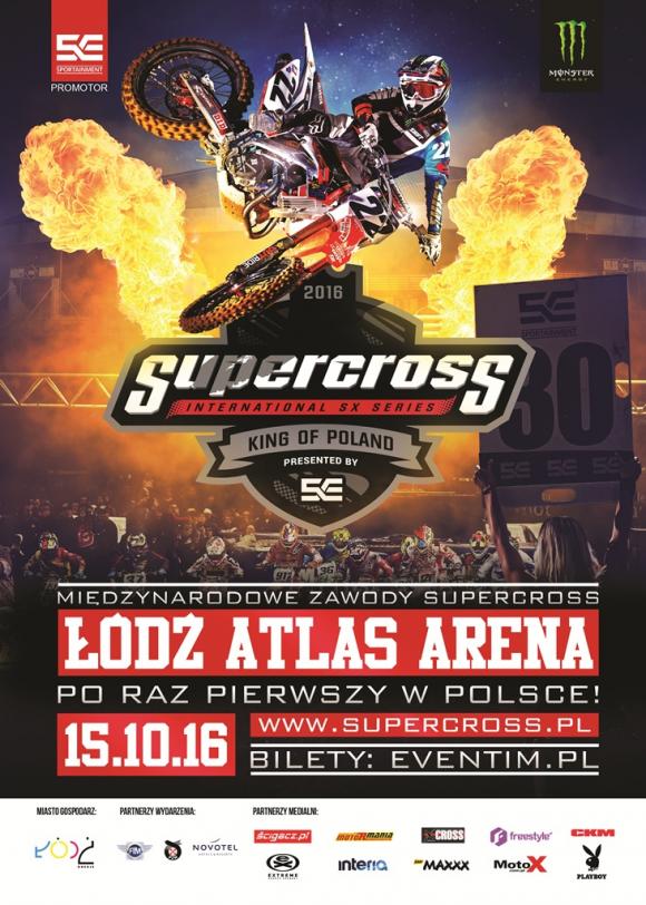 Supercross King of Poland. Zapraszamy do Atlas Areny