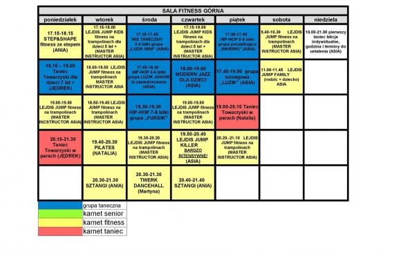 ZAPISY NA NOWY SEZON TANECZNO - FITNESSOWY RUSZYŁY! Zajęcia dla każdego!