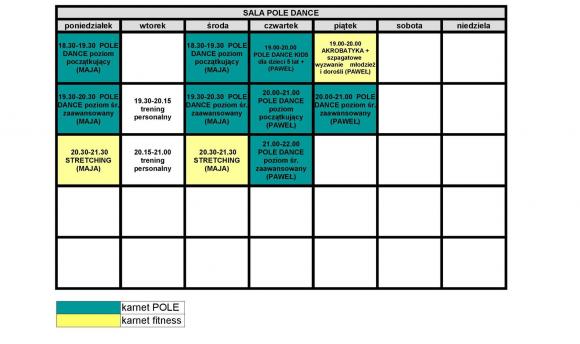 ZAPISY NA NOWY SEZON TANECZNO - FITNESSOWY RUSZYŁY! Zajęcia dla każdego!