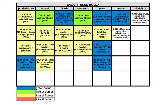 ĆWICZ, TAŃCZ, SPALAJ KALORIE. Oferta zajęć dla dzieci, młodzieży, dorosłych i seniorów
