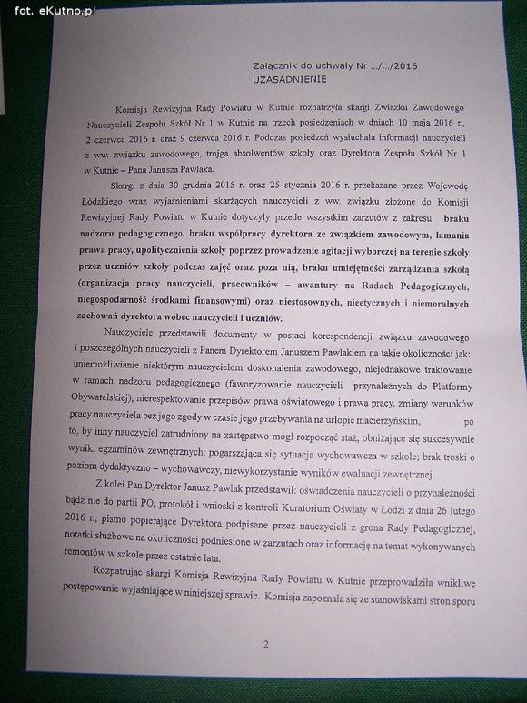 Blamaż KOmisji Rewizyjnej. Nie pozwólmy zrobić z siebie głupców