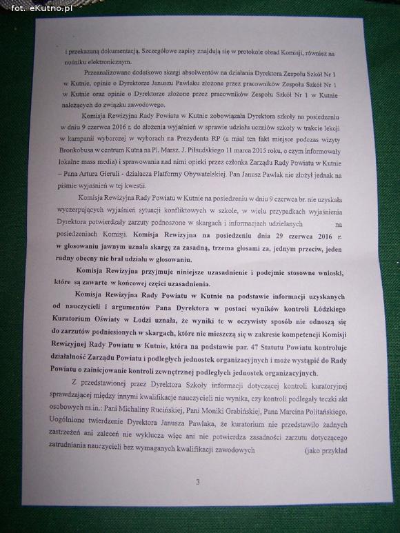 Blamaż KOmisji Rewizyjnej. Nie pozwólmy zrobić z siebie głupców