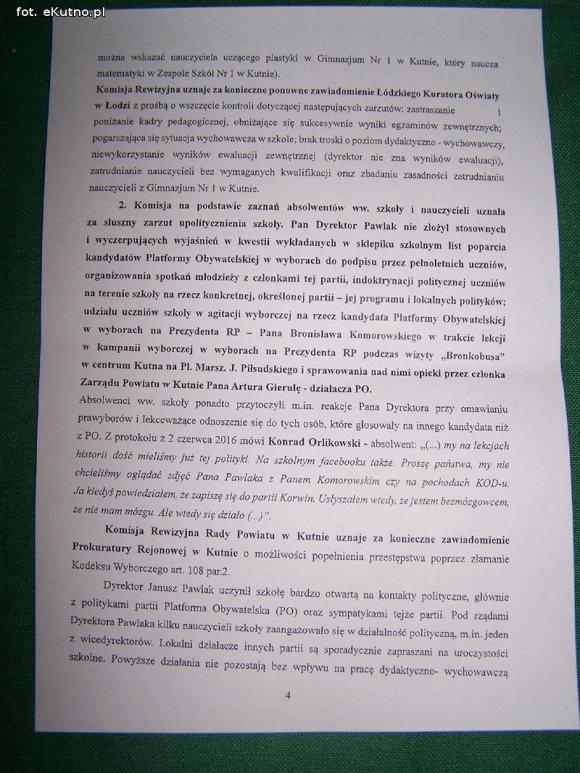 Blamaż KOmisji Rewizyjnej. Nie pozwólmy zrobić z siebie głupców