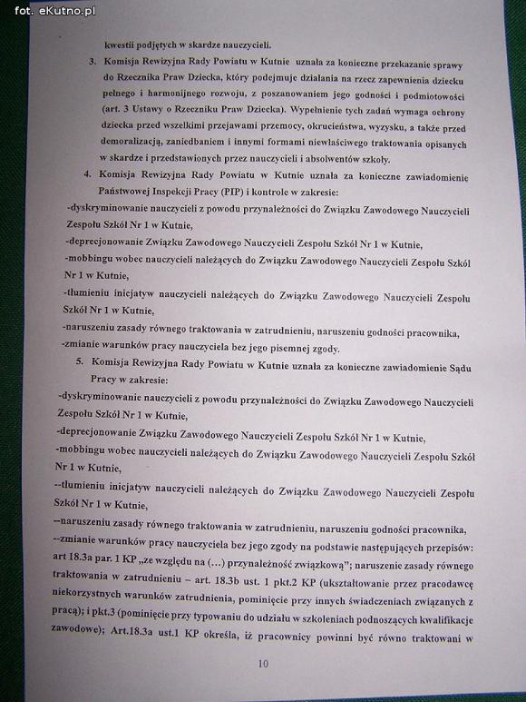 Blamaż KOmisji Rewizyjnej. Nie pozwólmy zrobić z siebie głupców