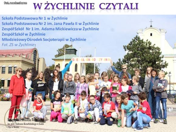 Czytaliśmy przy fontannie i nie tylko - Ogólnopolski Dzień Głośnego Czytania