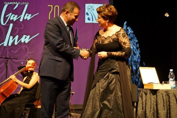 Honorowa Nagroda Prezydenta Kutna za szczególne zasługi w zakresie promocji miasta dla Agnieszki Mikołajczyk