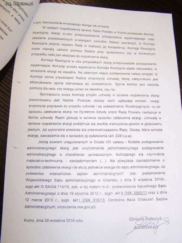 Skargi nauczycieli doczekały się uzasadnień. Janusz Pawlak powinien przestrzegać przepisów prawa wynikających z Karty Nauczyciela