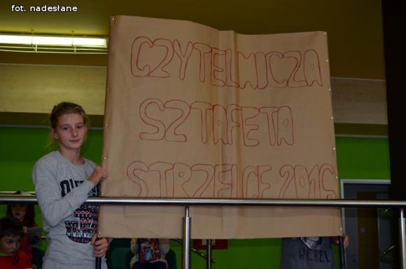 Dziś Czytelnicza Sztafeta była w Strzelcach