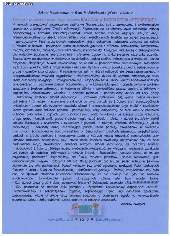 MegaMisja w świetlicy 6. Baza