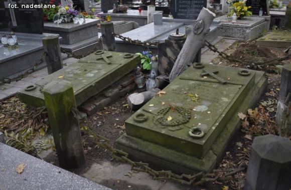 Kwesta TPZK na kutnowskich cmentarzu