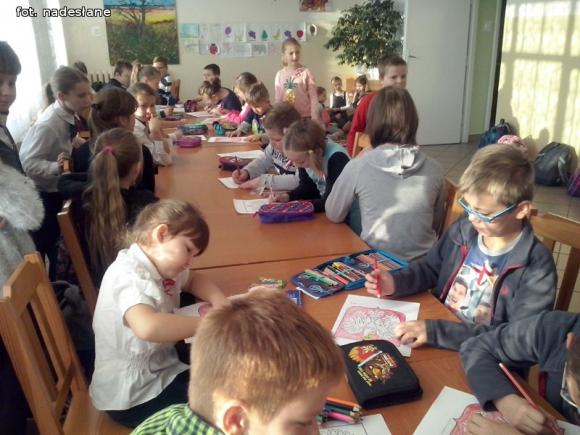 Patriotyczne i legionowe pieśni w strzegocińskiej szkole