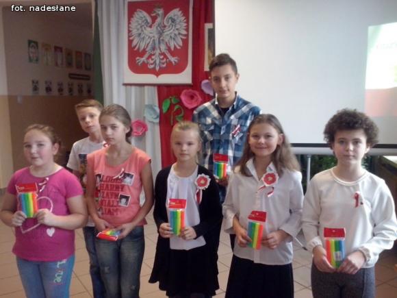 Patriotyczne i legionowe pieśni w strzegocińskiej szkole