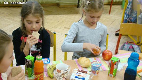 Śniadanie daje moc w szkole w Strzegocinie