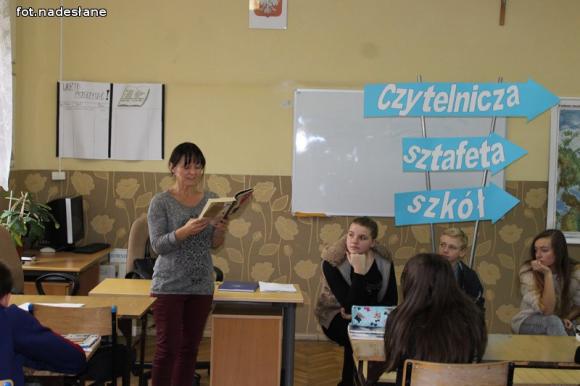 Czytelnicza sztafeta szkół w Zespole Szkół Nr 1 w Żychlinie