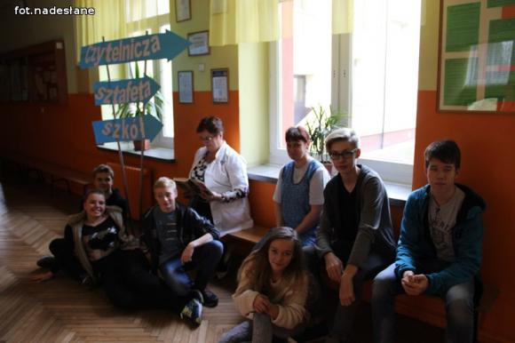 Czytelnicza sztafeta szkół w Zespole Szkół Nr 1 w Żychlinie