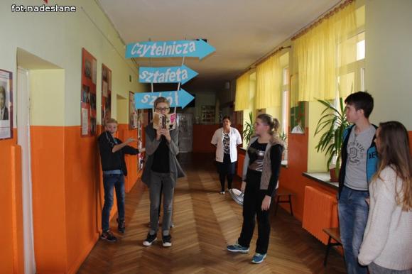 Czytelnicza sztafeta szkół w Zespole Szkół Nr 1 w Żychlinie