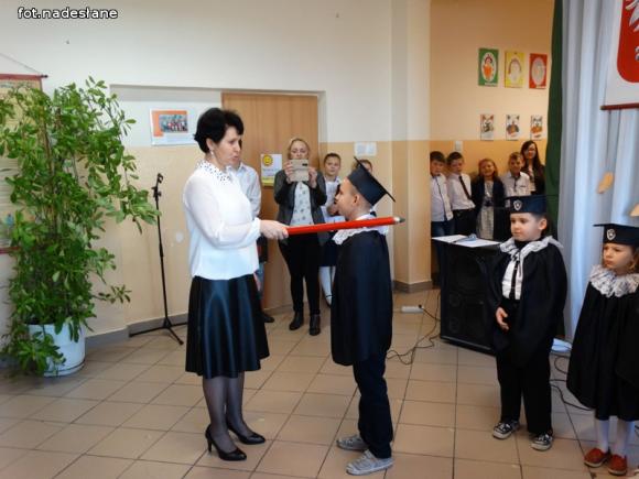 Ślubowanie uczniów pierwszej klasy
