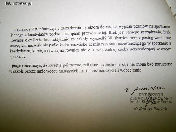 Zdaniem Rady Powiatu skargi Związku Zawodowego Nauczycieli ze 