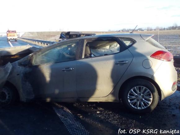 Śmiertelny wypadek na A1. Uwaga korki i objazd