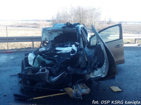 Śmiertelny wypadek na A1. Uwaga korki i objazd