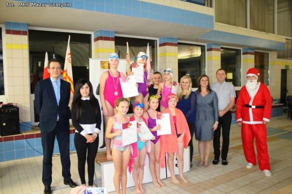 Nasi pływacy na Zawodach Mikołajkowych w Gostyninie