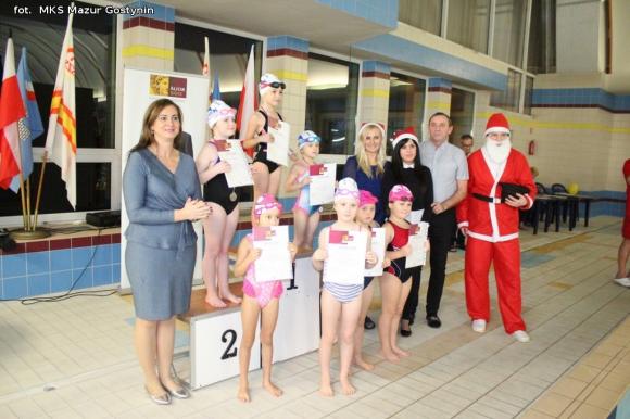 Nasi pływacy na Zawodach Mikołajkowych w Gostyninie