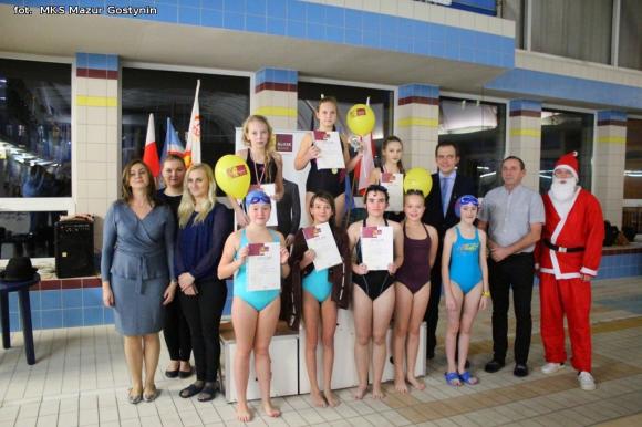 Nasi pływacy na Zawodach Mikołajkowych w Gostyninie