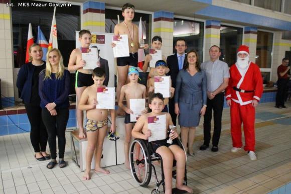 Nasi pływacy na Zawodach Mikołajkowych w Gostyninie
