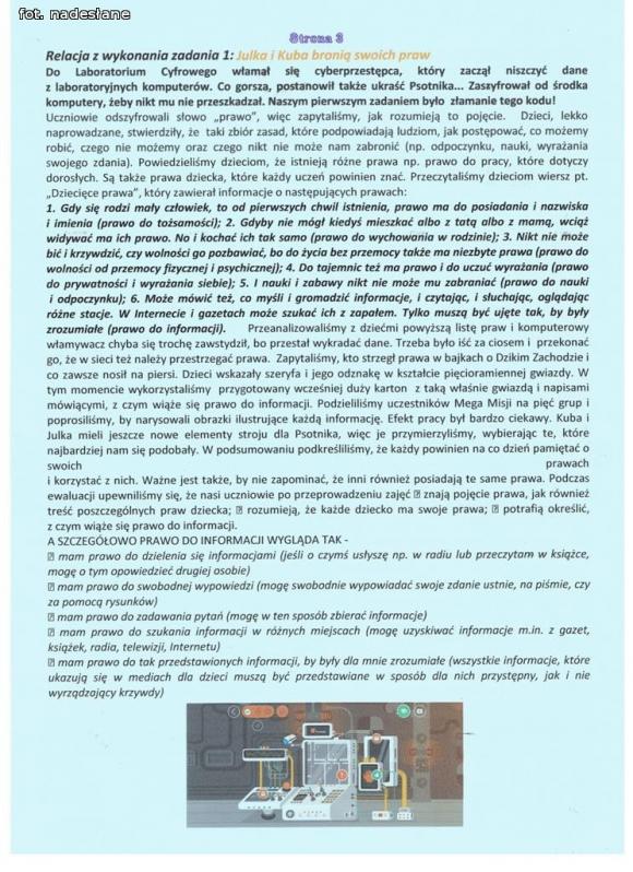 Kolejne przygody z MegaMisją Fundacji Orange w Szkole Podstawowej nr 6