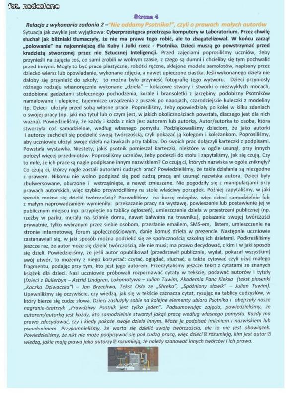 Kolejne przygody z MegaMisją Fundacji Orange w Szkole Podstawowej nr 6