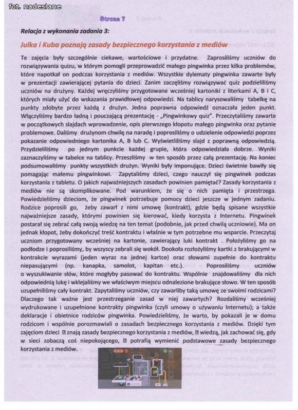 Kolejne przygody z MegaMisją Fundacji Orange w Szkole Podstawowej nr 6