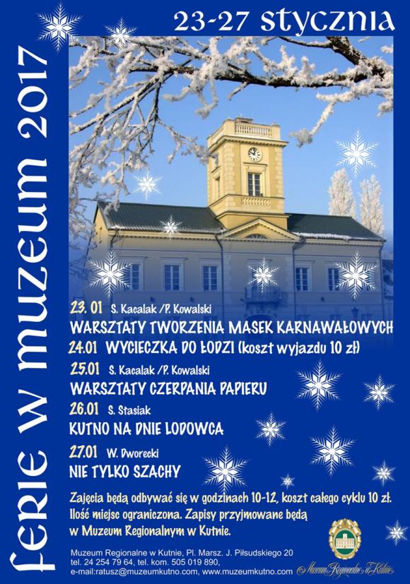 Ferie z Muzeum Regionalnym w Kutnie