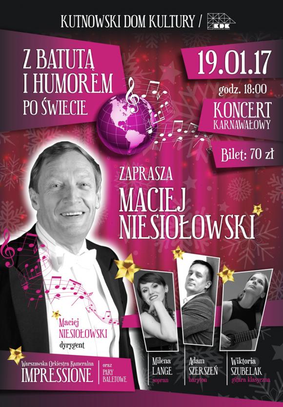 Z Batutą i Humorem Po Świecie. Koncert karnawałowy w KDK