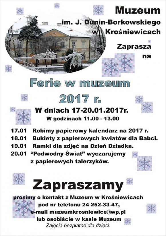 Ferie z krośniewickim muzeum