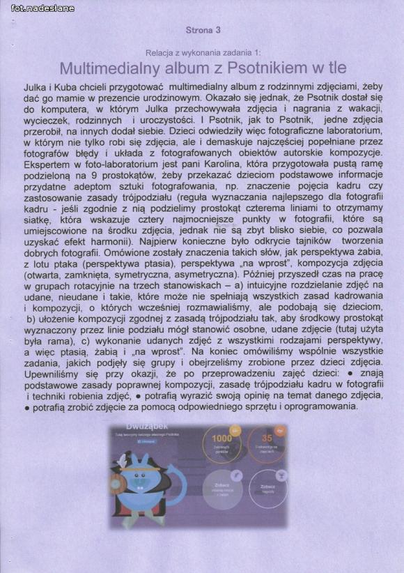Świetlica w SP nr 6 kreatywnie korzysta z mediów