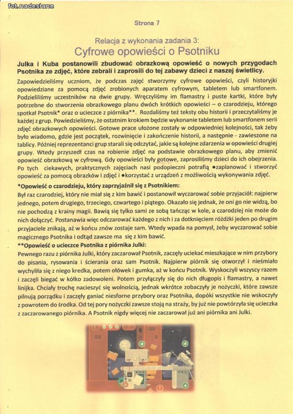 Świetlica w SP nr 6 kreatywnie korzysta z mediów