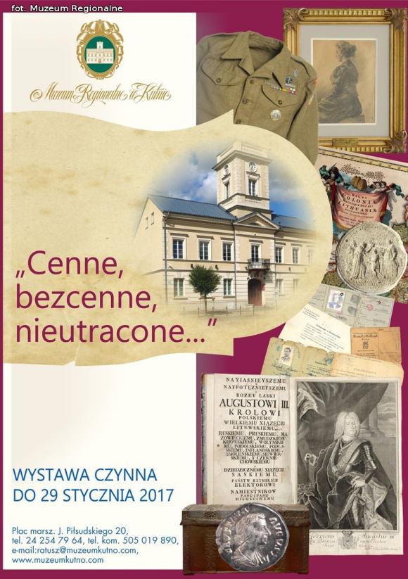 Wystawa Cenne, bezcenne, nieutracone ... do końca stycznia