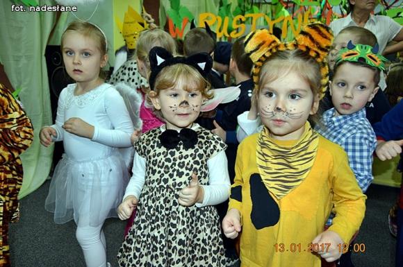 Przedszkolaki bawiły się na balu W pustyni i puszczy