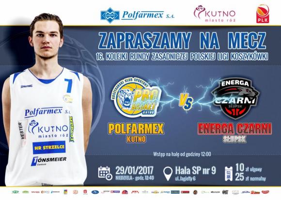 Mecz z Energą Czarni w niedzielę