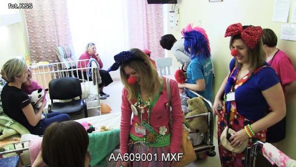 Dr Clown w szpitalu w najbliższą sobotę. Nie ma nic piękniejszego niż, pobudzać chorych do śmiechu
